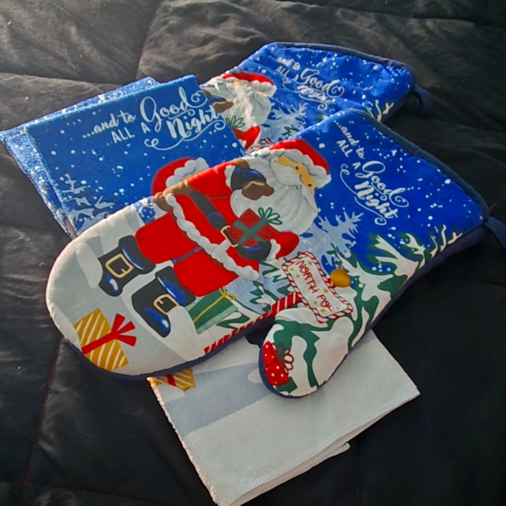 4 Piece Linen Set Kitchen